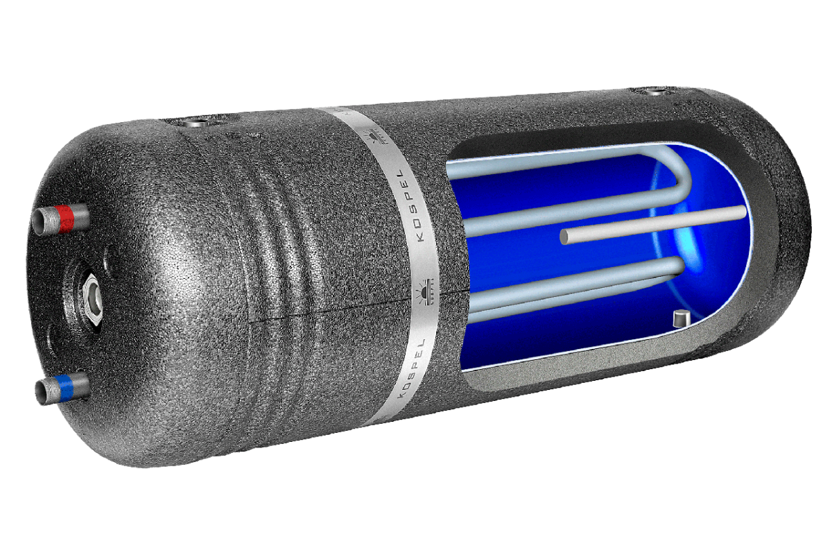 Купить Бойлер косвенного нагрева Kospel WW-140 + крепление + ТЭН 2кВт в ...